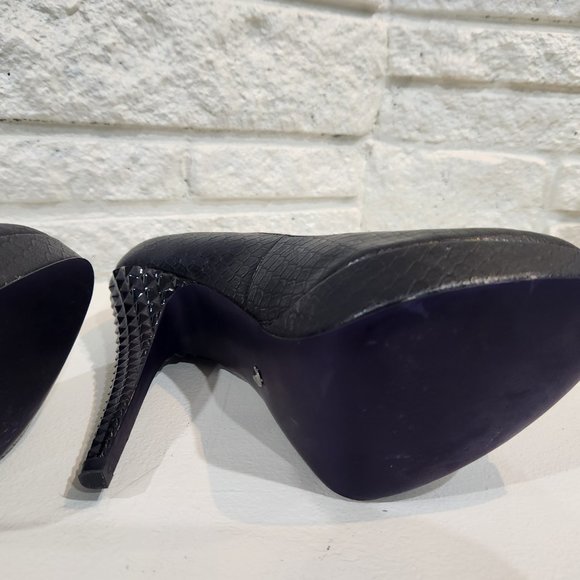 Black platform spiky heels - Picture 5 of 7